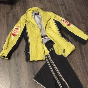 Rare Bogner Embroidered Ski Pants and Jacket